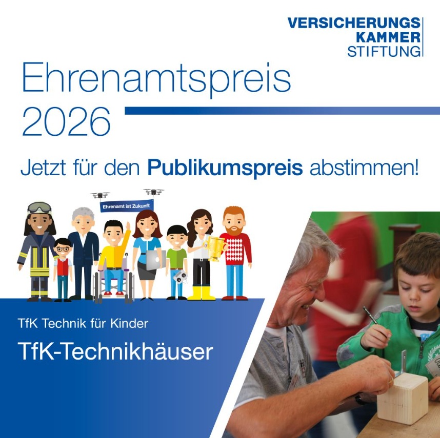 Ehrenamtspreis 2026 - Noch bis zum 20.07.2026 für Publikumspreis  