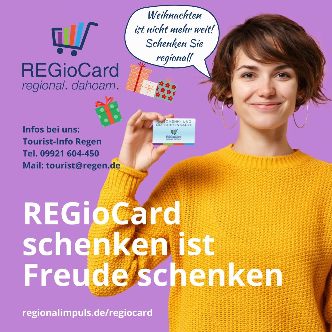 REGioCard - Die ideale Geschenkidee für Weihnachten!